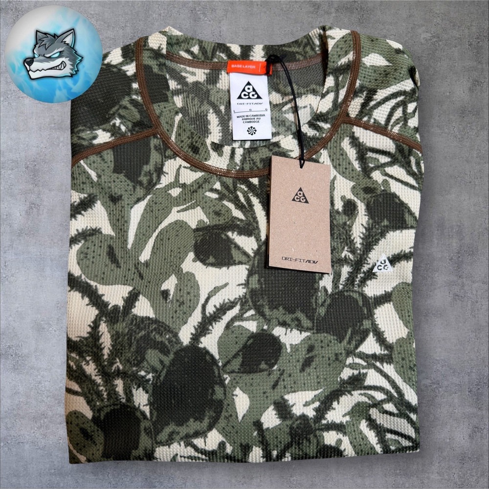 Nike ACG ADV Shirt Baselayer Short Sleeve Shirt HV0587-229 Men's Size Large NWT - Picture 4 of 4